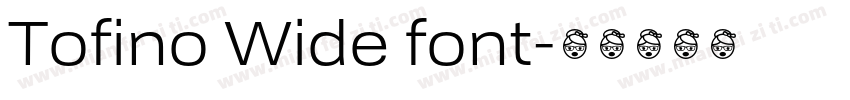 Tofino Wide font字体转换
